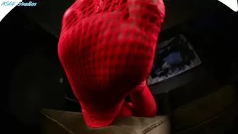 New Model in red fishnets!! - MP4