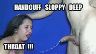 ROUGH DEEP THROAT SPIT FETISH 220201H JUDY HANDCUFFED NONSTOP THROATFUCKING IN LOW STOOL SD WMV