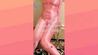 Cold-hearted Pink Zentai panteaser