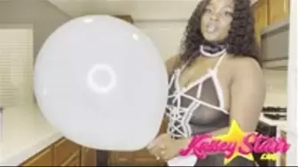 Ebony Looner Maid Balloon Pop