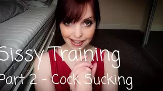 Sissy Training Part 2 Cock Sucking