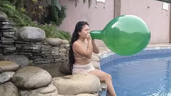 Freya Blows To Pop Your 17inch Tuftex Outdoors By Public Pool