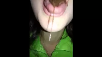 Mouth fetish, my chocolate mouth - la mia bocca cioccolatosa