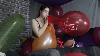 Completely Filling My Bedroom With Balloons - Part 1