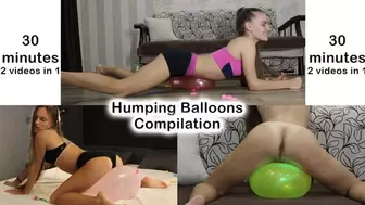 Humping Balloons Compilation Ass jumping 30 min - Inflating balloons - blowing up balloons - riding balloons - stuffing balloons - glowing balloon