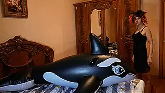 Evil stepmom return and pop big whale Full HD