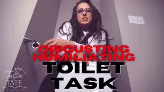 Disgusting Humiliating Toilet Task