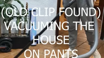 OLD CLIP FOUND VACUUMING THE HOUSE ON PANTS