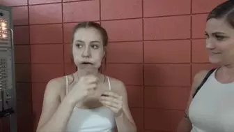 Arietta and Ayla Test Their Cheek Capacity With Grapes (MP4 - 1080p)