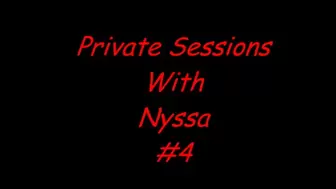 PRIVATE SESSIONS #4 (MP4 FORMAT)