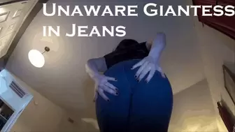 Unaware Giantess in Jeans