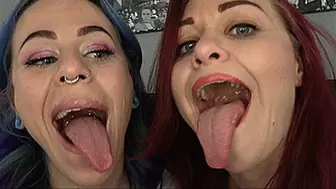 Catherine & Nicole Foxx Battle For Best Tongue On Ginary's Feet (HD 1080p MP4)