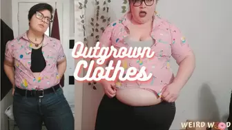 Rapid Gain Outgrown Clothes Try-On
