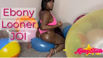 Ebony Looner Balloon JOI (Jerk Off Instructions)