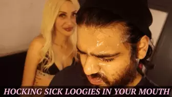 Hocking SICK Loogies in Your Mouth - {SD}