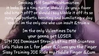 Im the only Valentines Date your gonna get LOSER SPH JOI Dominant Strong Latina Milf Giantess Lola Makes an L for Loser & Gives you the Finger Sissy Training JOE Ride my Middle Finger &Cum mkv