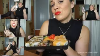 Eating Sushi, Burping, Being Mean And Loving It (1080p HD)