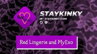 StayKinky - Red Lingerie MyEXO 4K
