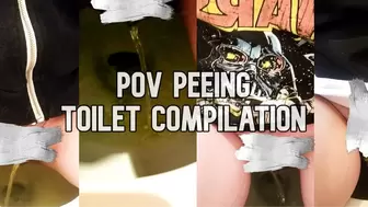 POV Peeing Toilet Compilation [HD]