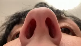 Nostril Flaring Extreme Close-Up Nose Fetish Video (60 FPS HD)