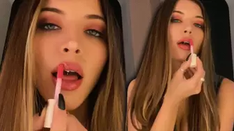 Shiny Lips - Lip Gloss Fetish
