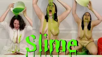 Slime Humiliation - WAM, Submissive Slut, Wet and Messy with Fuchsia Peach