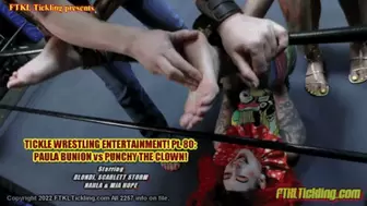 Tickle Wrestling Entertainment: Pt 80: Paula Bunion vs Punchy the Clown! (HD)