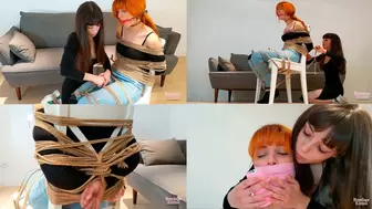 Gen tied her friend to a chair - SPANISH, MP4, FULLHD 1080