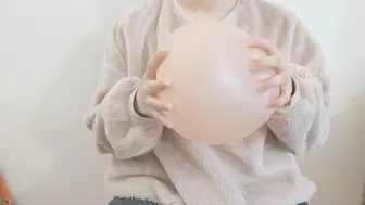Popping balloon with my barehands