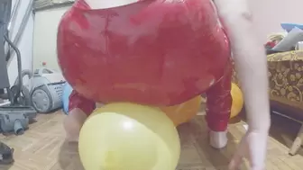 Balloons poping