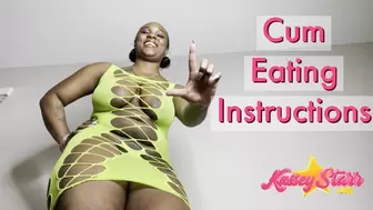 Cum Eating Instructions 1