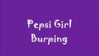 Pepsi Girl - Burping