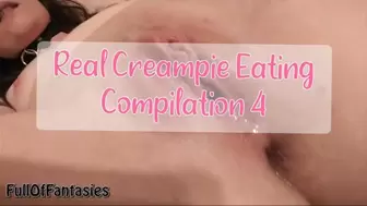 Real Creampie Eating compilation #4