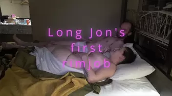 Jacki Love gives Long John his first rimjob (1080p)