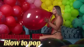 Jheny Natural Blow to pop Unique 16"