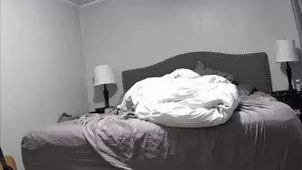 Security Cam Naked SSBBW Making Bed