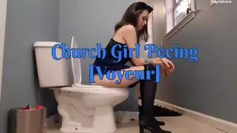 Church Girl Peeing [Voyeur]