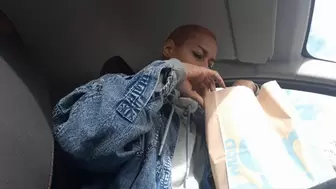 Eating in my car