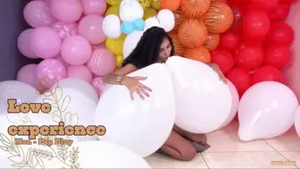 Sabrina Non Pop Play with 16" balloons