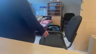 Celia Gets Stuck in an Office Chair - MP4