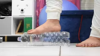 Crushing bottle with feet (Part 1)