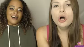 Big Loud Burps In Your Face POV, Starring Natalie Luxxurious and Layla Moore HD*