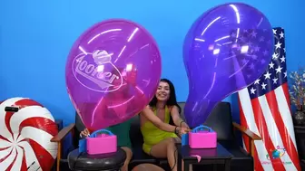 Phoenix n Jayde Pump Pop Multiple Balloons 4K (3840x2160)