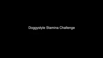 POV Doggystyle Stamina Challenge (with timer)