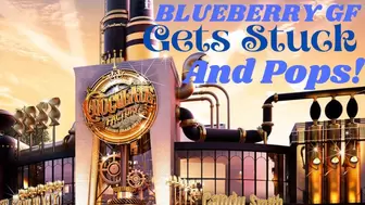 Blueberry GF Gets Stuck & Pops at the Candy Factory!
