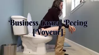 Business Casual Peeing [Voyeur]