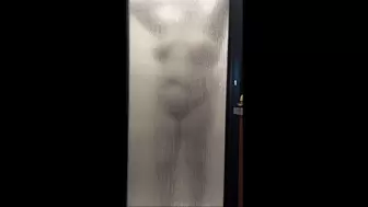 BBW Masturbates in the Shower