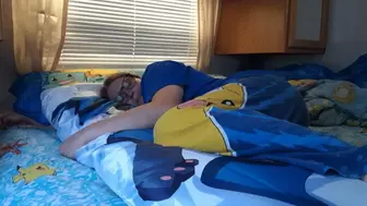 BBW Cuddles, Humps, Fingers Herself, and Cums on her Lucario Pillow