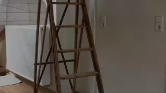 Busty Tina - The ladder (MP4)