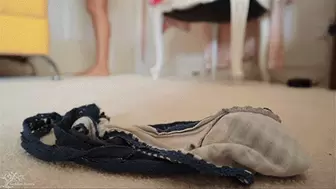 Perv is Shrunk and Transformed into her panties